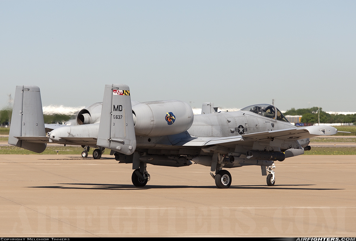 USA - Air Force Fairchild A-10C Thunderbolt II 78-0637 at Fort Worth - Alliance (AFW / KAFW), USA