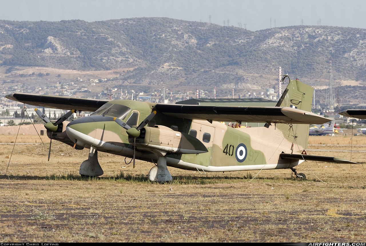 Greece - Air Force Dornier Do-28D-2 Skyservant 4097 at Elefsís (LGEL), Greece