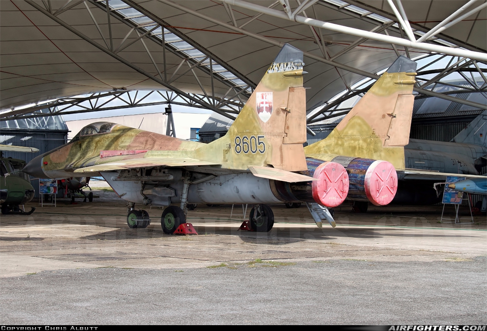 Slovakia - Air Force Mikoyan-Gurevich MiG-29A (9.12A) 8605 at Kosice (KSC / LZKZ), Slovakia