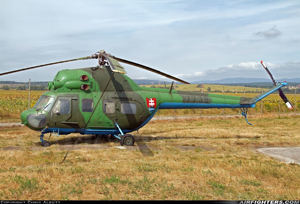 Slovakia - Air Force Mil Mi-2 7739 at Kosice (KSC / LZKZ), Slovakia