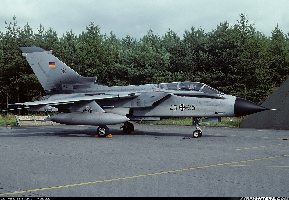 Germany - Air Force Panavia Tornado IDS 45+25 at Wittmundhafen (Wittmund) (ETNT), Germany