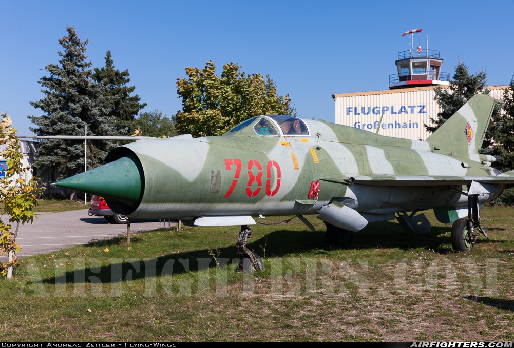 Czechoslovakia - Air Force Mikoyan-Gurevich MiG-21SPS 780 at Grossenhain (EDAK), Germany