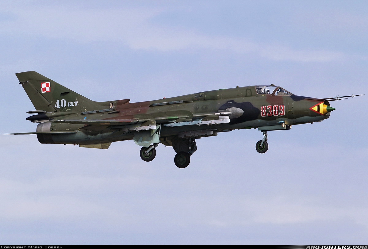 Poland - Air Force Sukhoi Su-22M4 Fitter-K 8309 at Uden - Volkel (UDE / EHVK), Netherlands