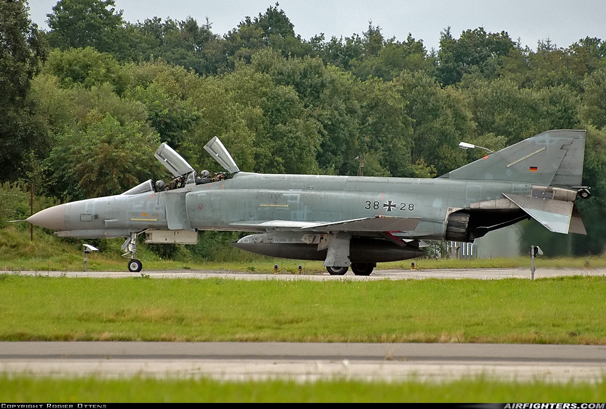 Germany - Air Force McDonnell Douglas F-4F Phantom II 38+28 at Wittmundhafen (Wittmund) (ETNT), Germany