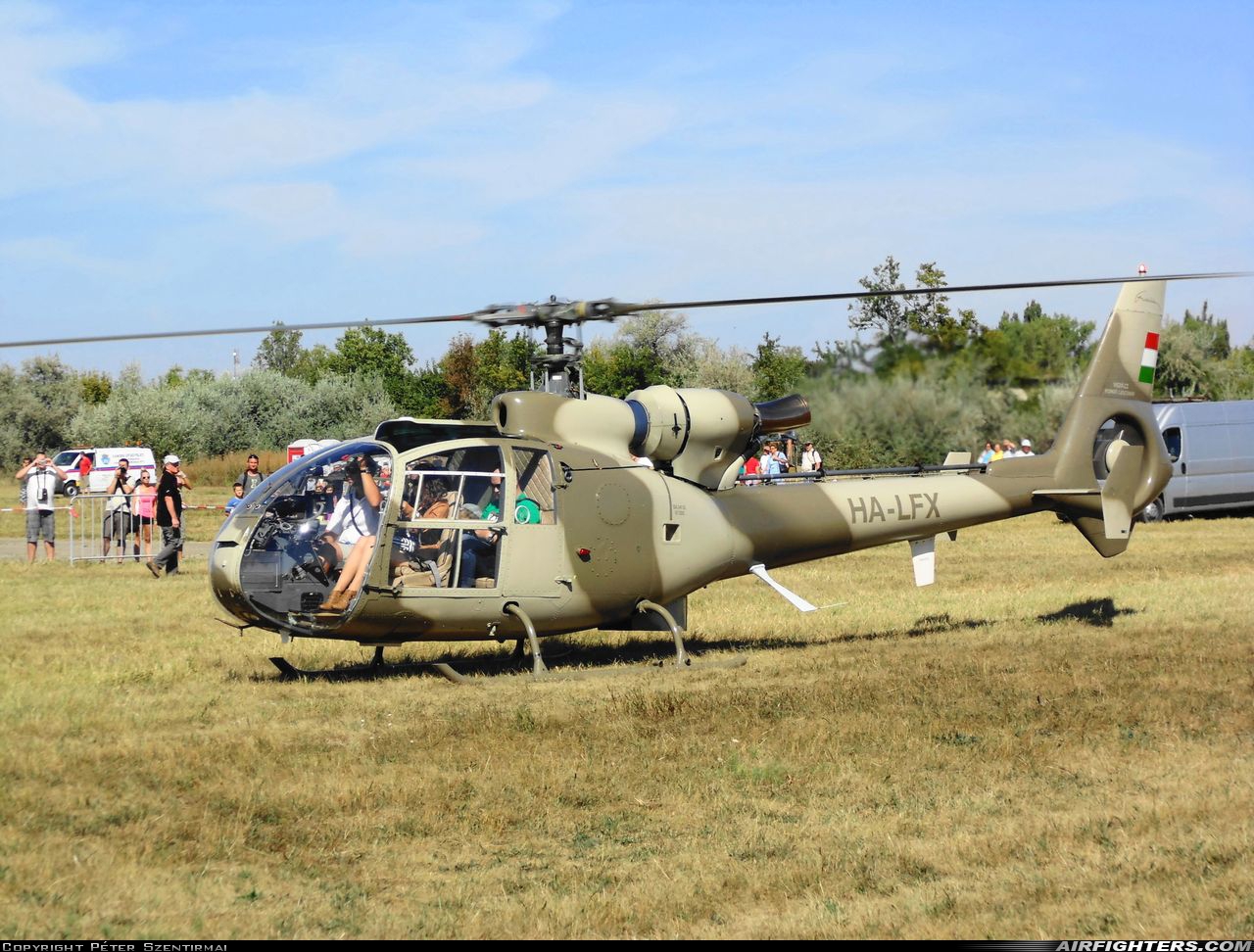 Private Aerospatiale SA-341H Partizan (HN-42M) HA-LFX at Borgond (LHBD), Hungary