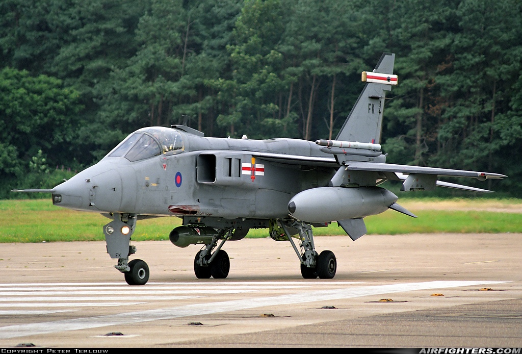 UK - Air Force Sepecat Jaguar GR3 XZ357 at Coltishall (CLF / EGYC), UK