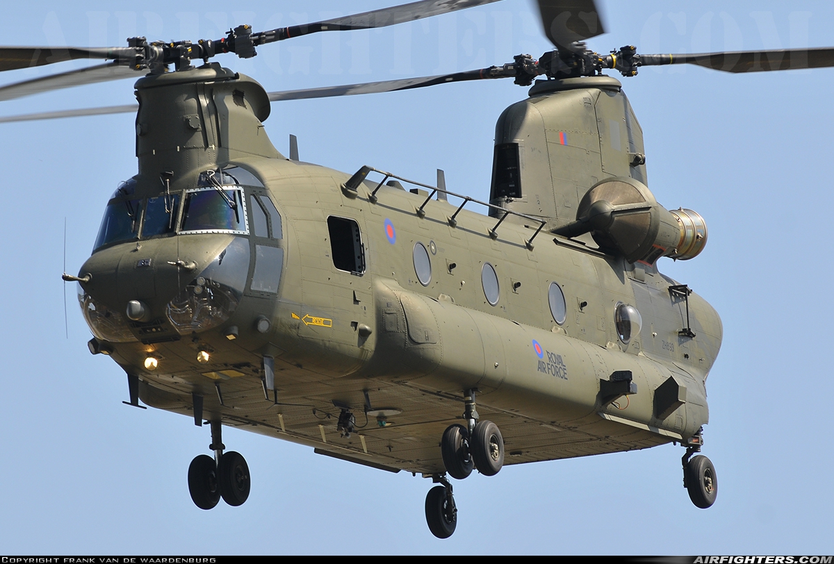 UK - Air Force Boeing Vertol Chinook HC2A (CH-47D) ZH893 at Yeovilton (YEO / EGDY), UK