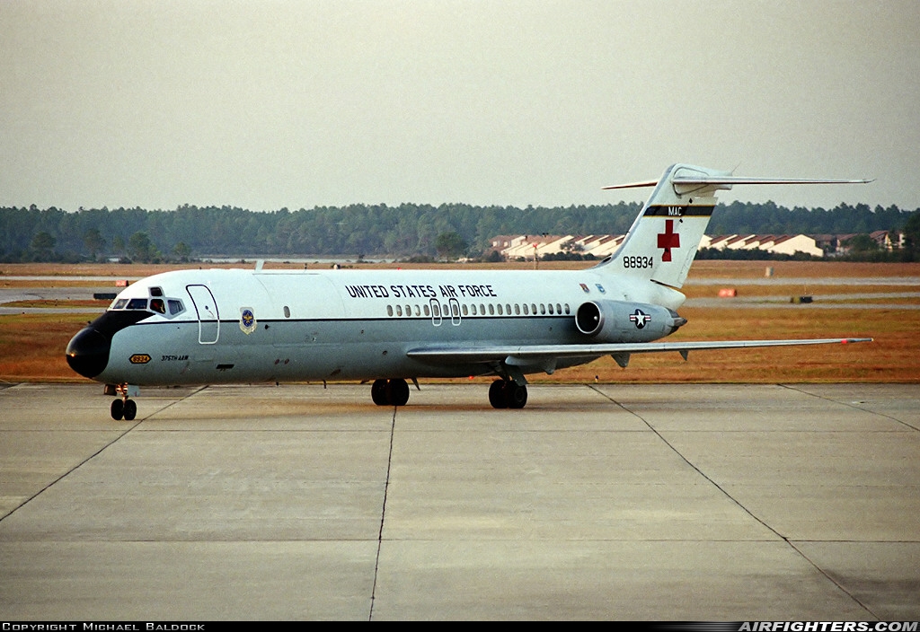 USA - Air Force McDonnell Douglas C-9A Nightingale (DC-9-32CF) 68-8934 at Panama City - Bay County International (Fannin Field) (PFN / KPFN), USA