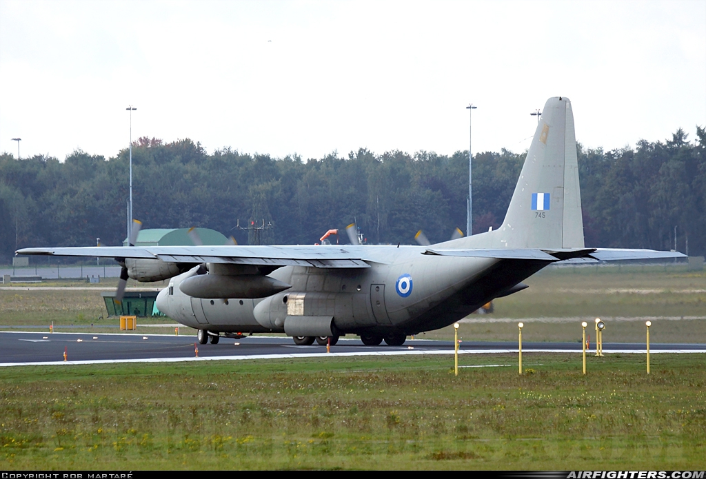 Greece - Air Force Lockheed C-130H Hercules (L-382) 745 at Eindhoven (- Welschap) (EIN / EHEH), Netherlands