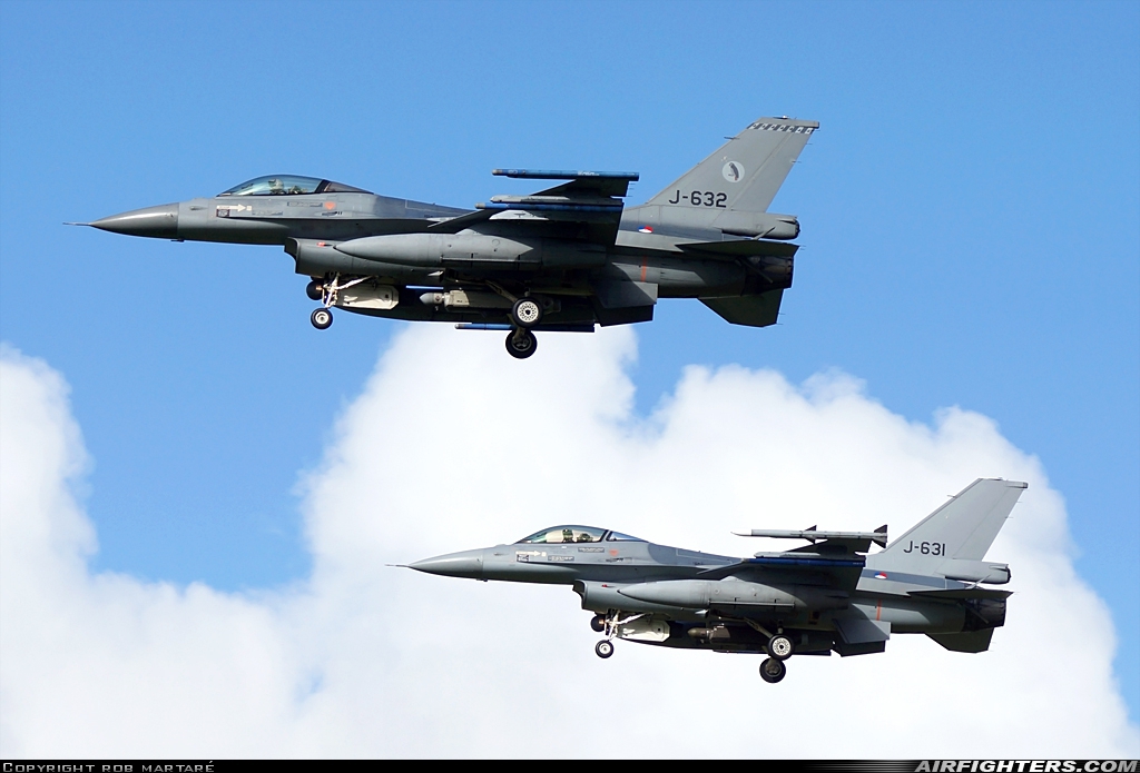Netherlands - Air Force General Dynamics F-16AM Fighting Falcon J-631 at Eindhoven (- Welschap) (EIN / EHEH), Netherlands