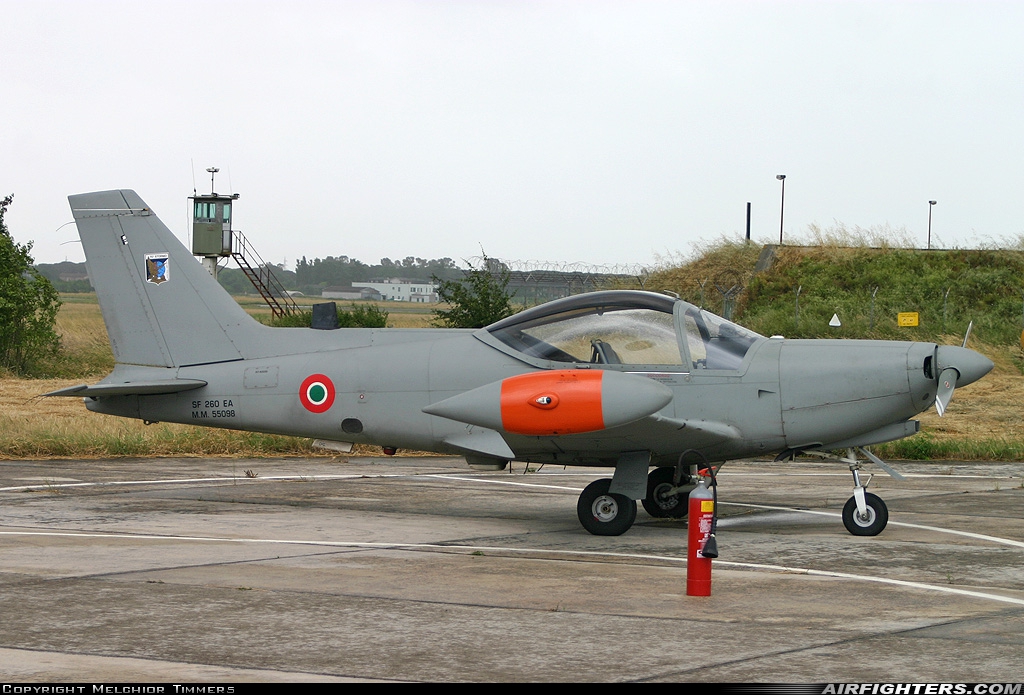 Italy - Air Force SIAI-Marchetti SF-260EA MM55098 at Latina (- Enrico Comani) (LIRL), Italy