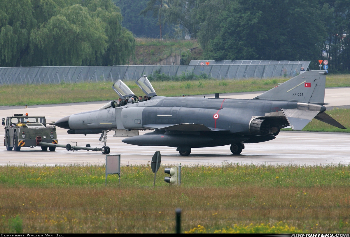 Türkiye - Air Force McDonnell Douglas F-4E Phantom II 77-0281 at Geilenkirchen (GKE / ETNG), Germany