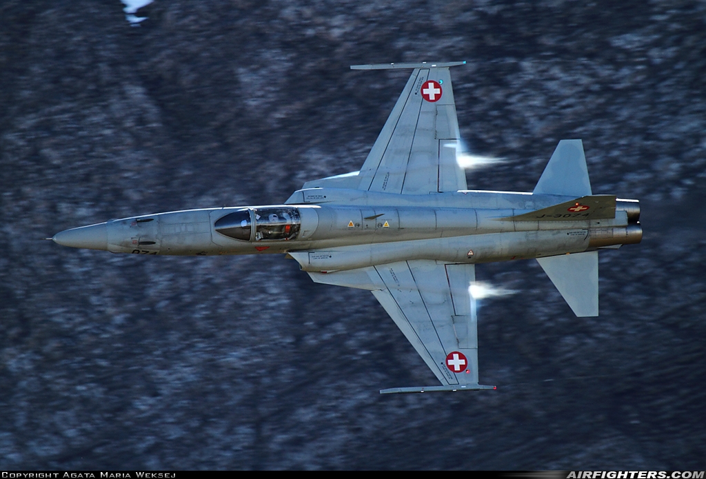 Switzerland - Air Force Northrop F-5E Tiger II J-3074 at Off-Airport - Axalp, Switzerland