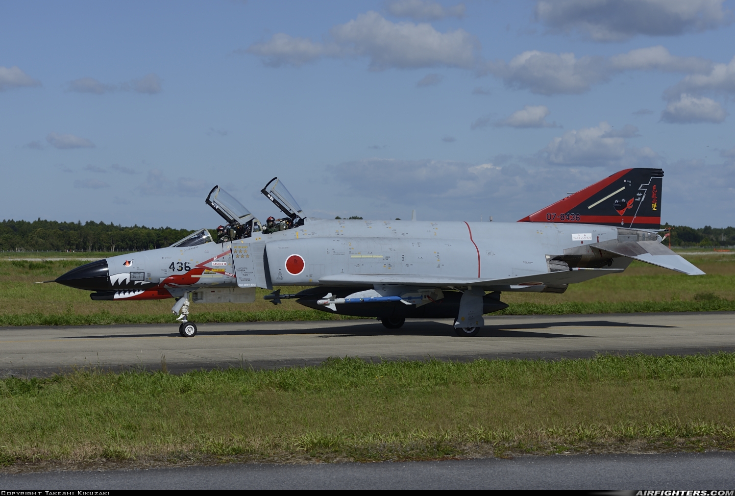 Japan - Air Force McDonnell Douglas F-4EJ Phantom II 07-8436 at Hyakuri (RJAH), Japan
