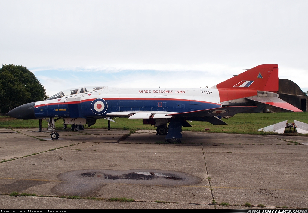 UK - Air Force McDonnell Douglas Phantom FG1 (F-4K) XT597 at Bentwaters (BWY / EGVJ), UK