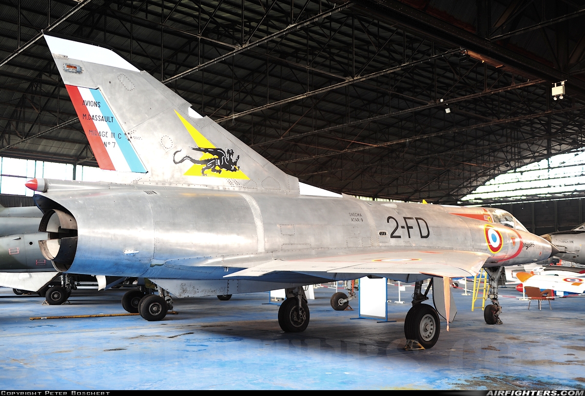 France - Air Force Dassault Mirage IIIC 7 at Chateaudun (LFOC), France