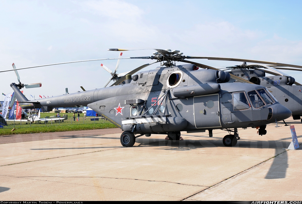 Russia - Air Force Mil Mi-8AMTSh 50 RED at Moscow - Zhukovsky (Ramenskoye) (UUBW), Russia