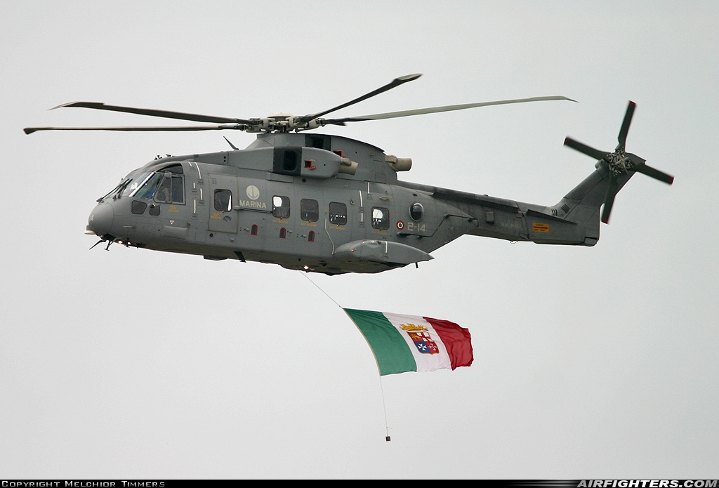 Italy - Navy AgustaWestland AW101 Mk410UTY MM81493 at Pratica di Mare (- Mario de Bernardi) (LIRE), Italy