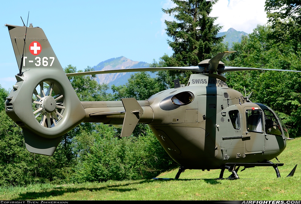 Switzerland - Air Force Eurocopter TH05 (EC-635P2+) T-367 at Off-Airport - Canton of Bern, Switzerland
