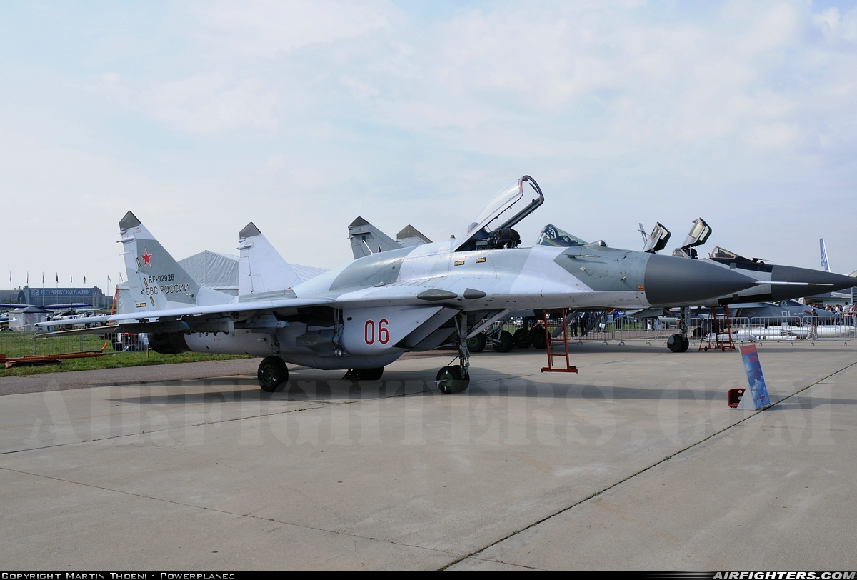 Russia - Air Force Mikoyan-Gurevich MiG-29SMT (9.19) RF-92926 at Moscow - Zhukovsky (Ramenskoye) (UUBW), Russia