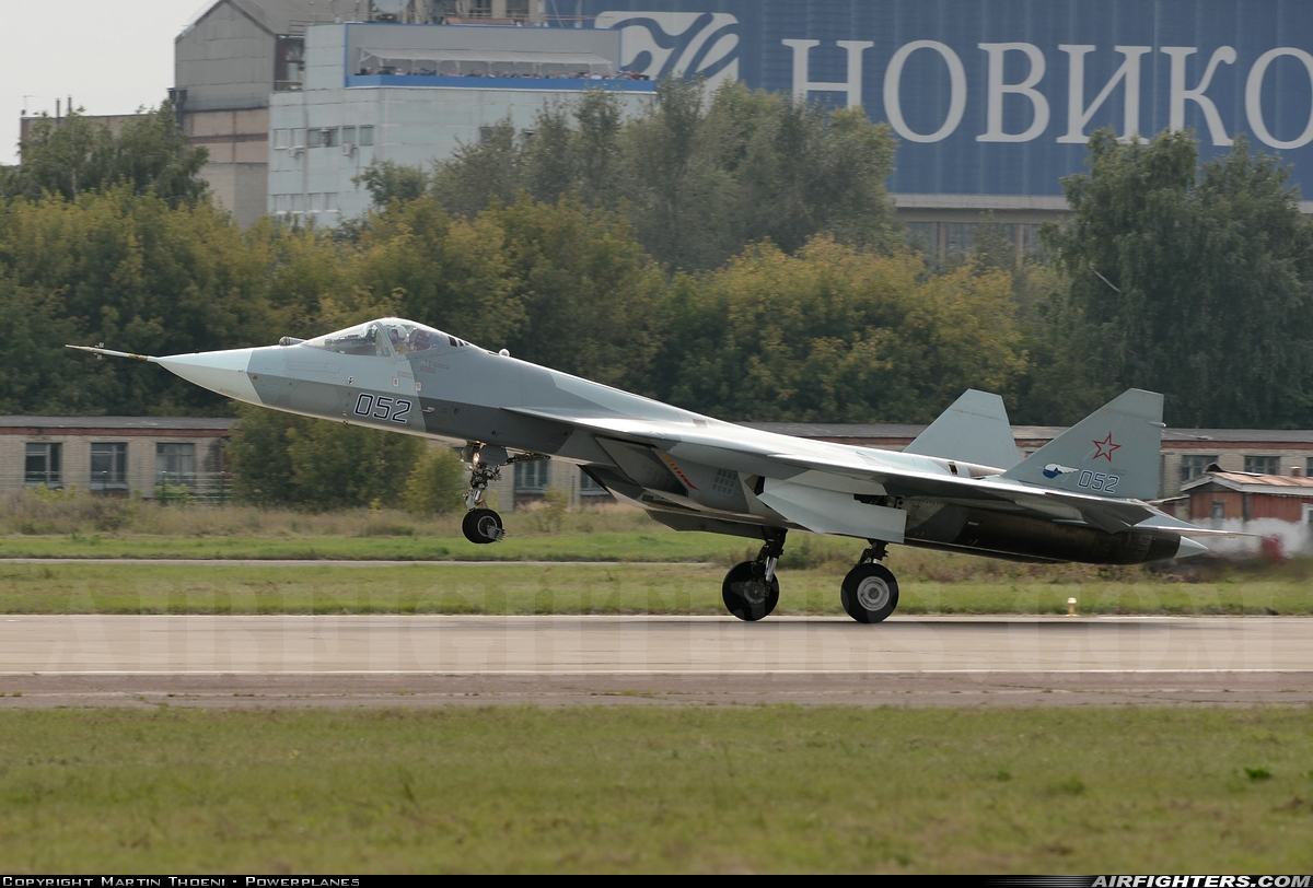 Russia - Air Force Sukhoi T-50  at Moscow - Zhukovsky (Ramenskoye) (UUBW), Russia