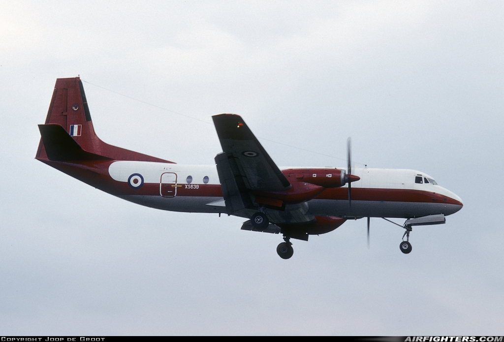 UK - Air Force Hawker Siddeley HS-780 Andover E3 XS639 at Brize Norton (BZZ / EGVN), UK