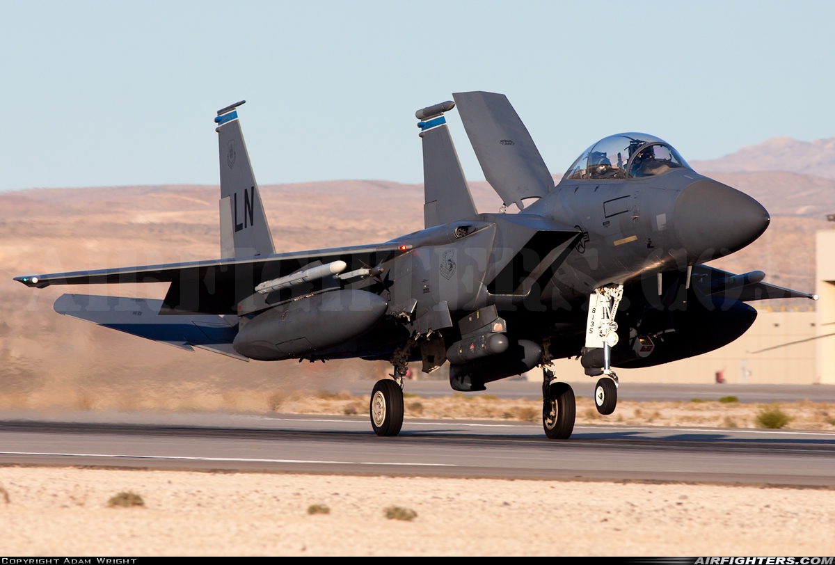 USA - Air Force McDonnell Douglas F-15E Strike Eagle 98-0135 at Las Vegas - Nellis AFB (LSV / KLSV), USA