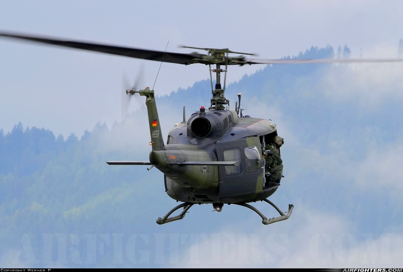 Germany - Army Bell UH-1D Iroquois (205) 72+39 at Zeltweg (LOXZ), Austria
