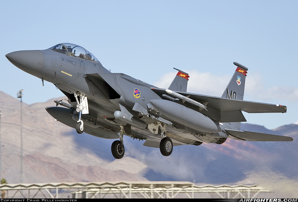 USA - Air Force McDonnell Douglas F-15E Strike Eagle 88-1705 at Las Vegas - Nellis AFB (LSV / KLSV), USA