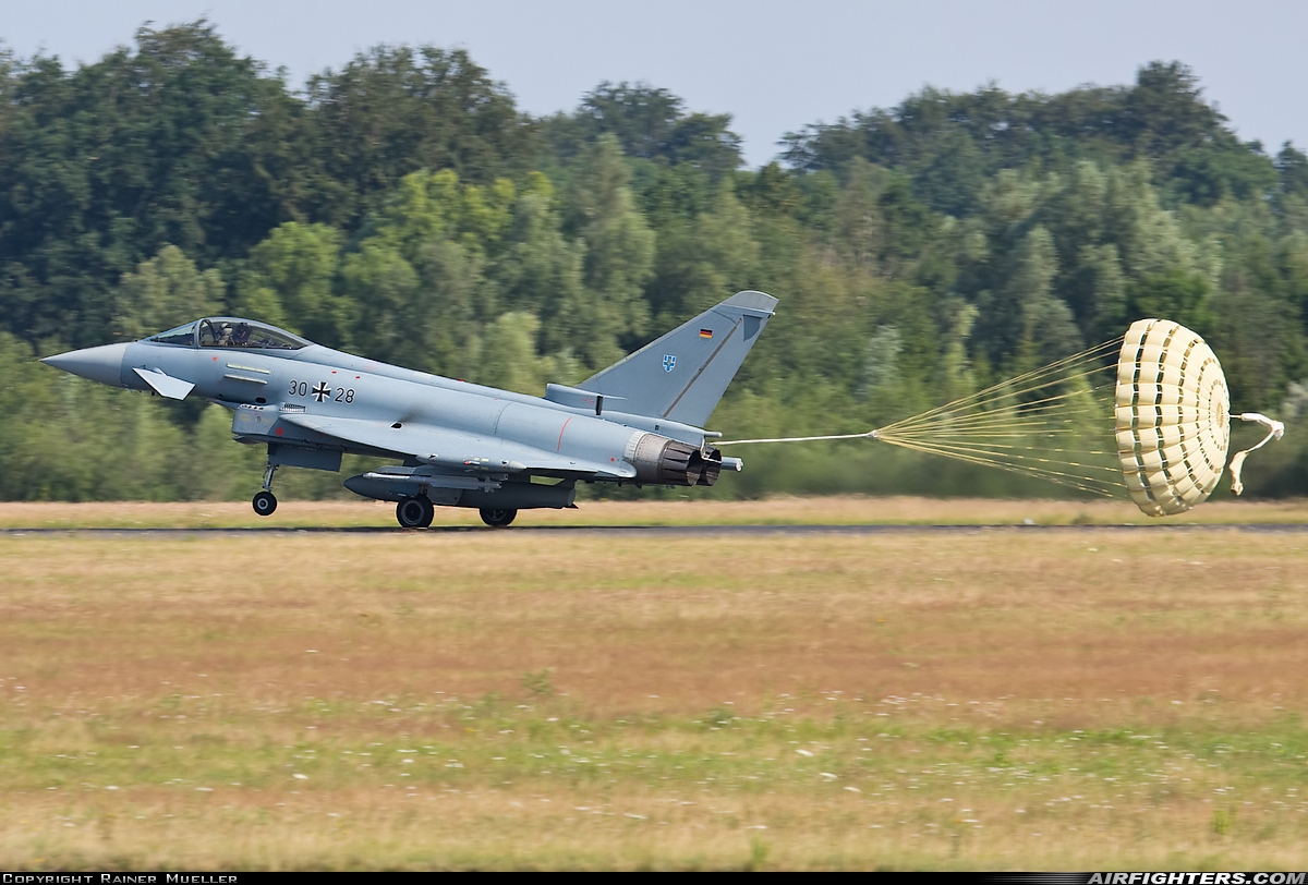 Germany - Air Force Eurofighter EF-2000 Typhoon S 30+28 at Rostock - Laage (RLG / ETNL), Germany
