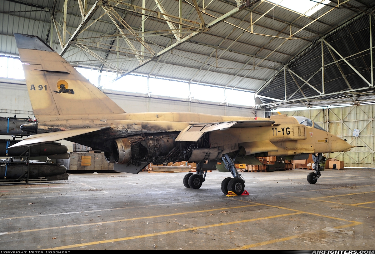 France - Air Force Sepecat Jaguar A A91 at Chateaudun (LFOC), France