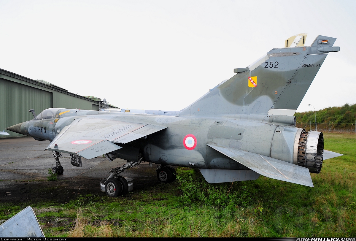France - Air Force Dassault Mirage F1CT 252 at Chateaudun (LFOC), France