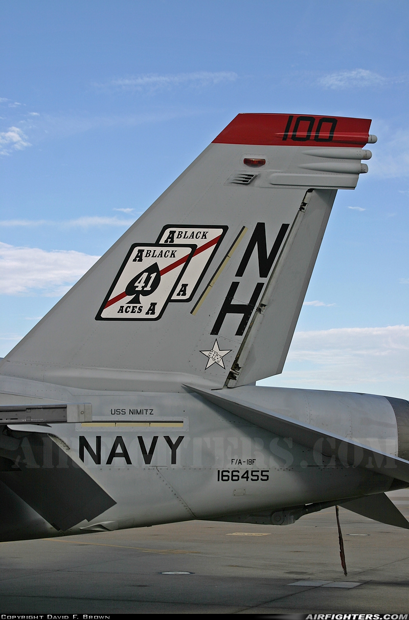 USA - Navy Boeing F/A-18F Super Hornet 166455 at Virginia Beach - Oceana NAS / Apollo Soucek Field (NTU / KNTU), USA
