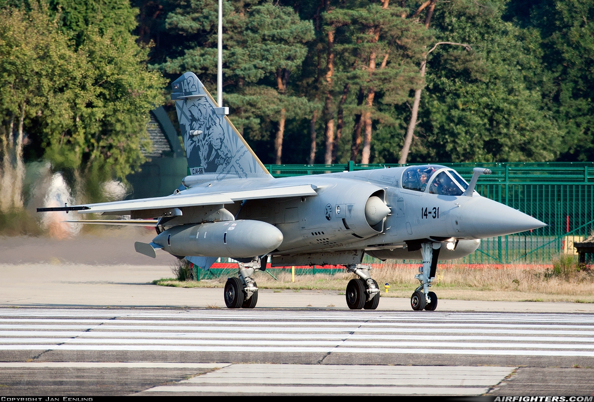 Spain - Air Force Dassault Mirage F1M C.14-56 at Kleine Brogel (EBBL), Belgium