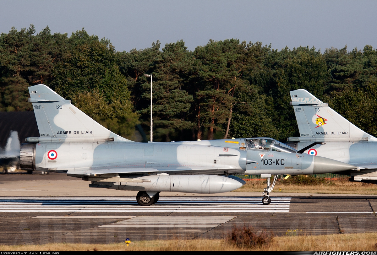 France - Air Force Dassault Mirage 2000C 120 at Kleine Brogel (EBBL), Belgium