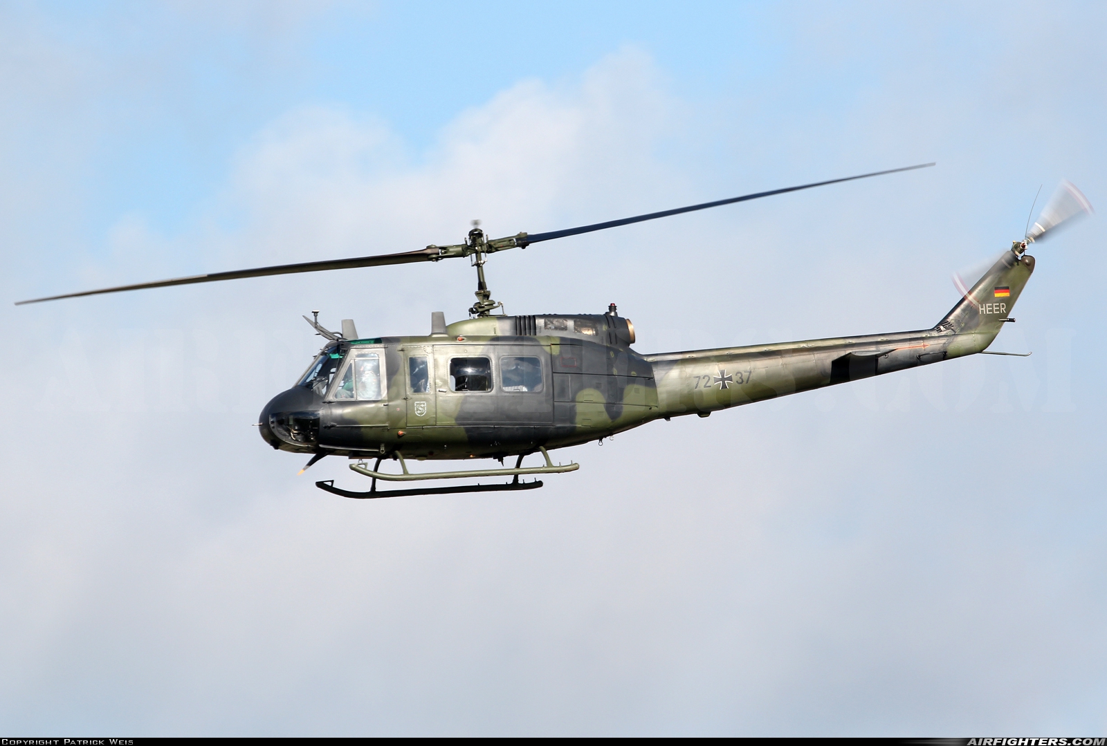 Germany - Army Bell UH-1D Iroquois (205) 72+37 at Niederstetten (ETHN), Germany