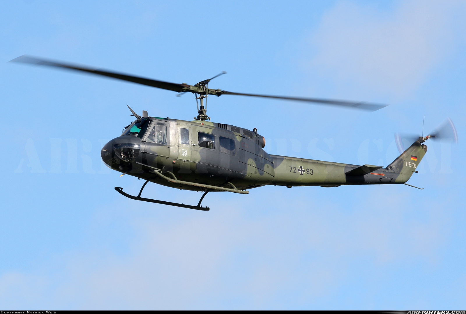 Germany - Army Bell UH-1D Iroquois (205) 72+83 at Niederstetten (ETHN), Germany
