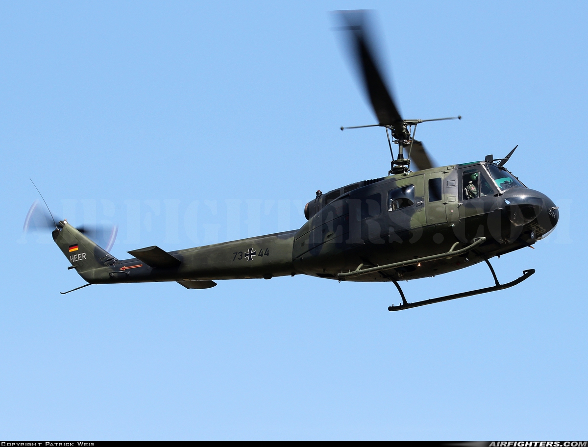 Germany - Army Bell UH-1D Iroquois (205) 73+44 at Niederstetten (ETHN), Germany
