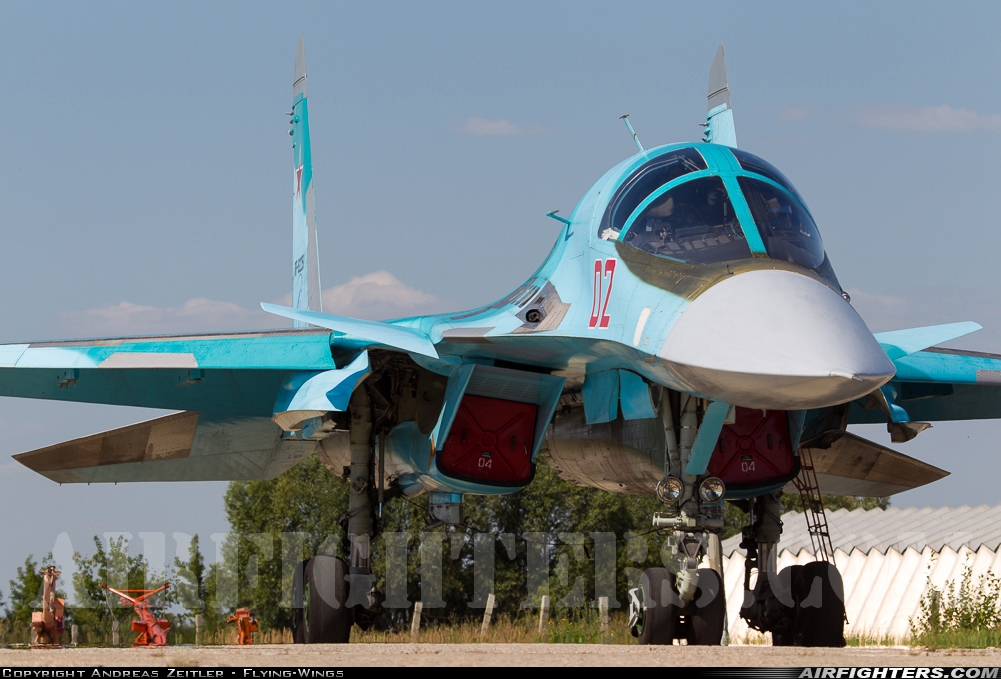 Russia - Air Force Sukhoi Su-34 Fullback  at Withheld, Russia