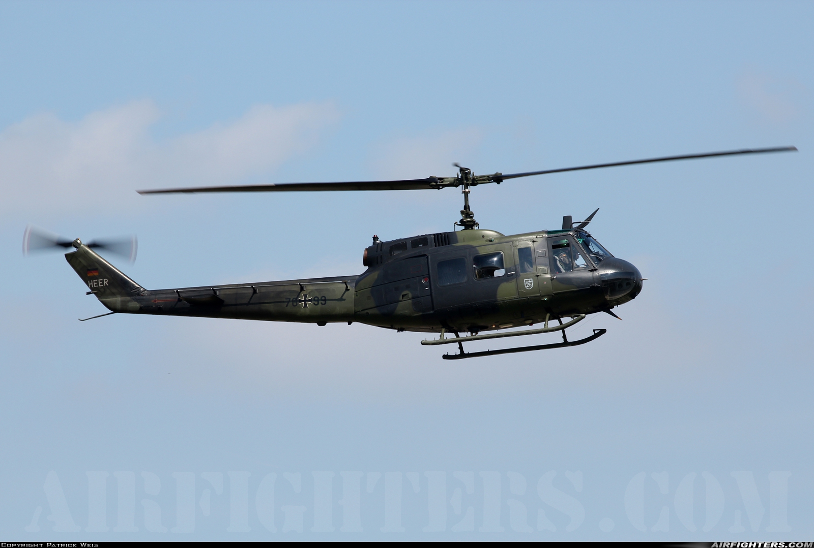 Germany - Air Force Bell UH-1D Iroquois (205) 70+99 at Niederstetten (ETHN), Germany