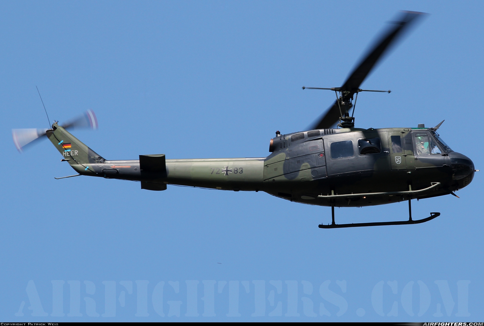 Germany - Army Bell UH-1D Iroquois (205) 72+83 at Niederstetten (ETHN), Germany