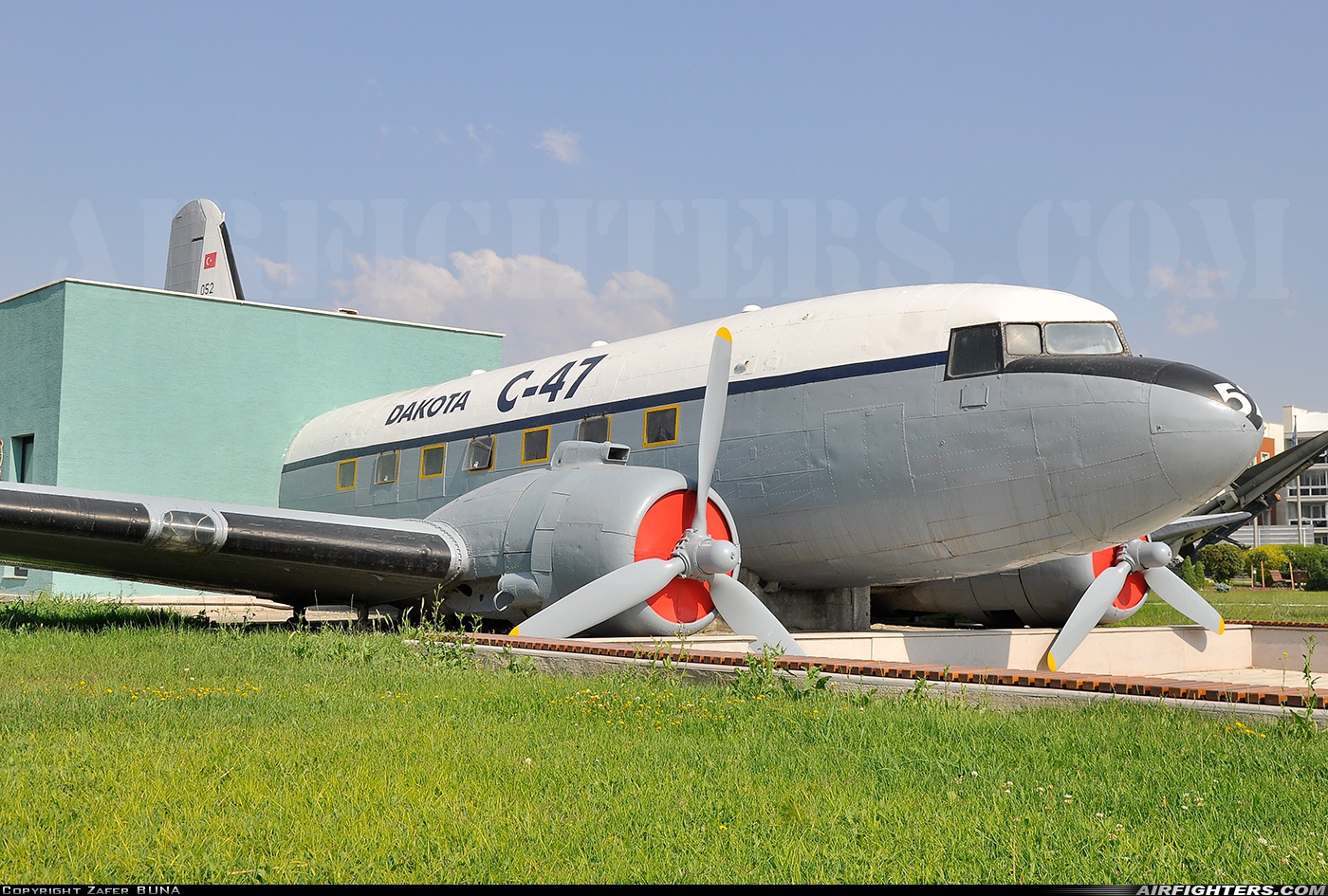 Türkiye - Air Force Douglas C-47A Skytrain 6032 at Off-Airport - Eskisehir Aviation Museum, Türkiye
