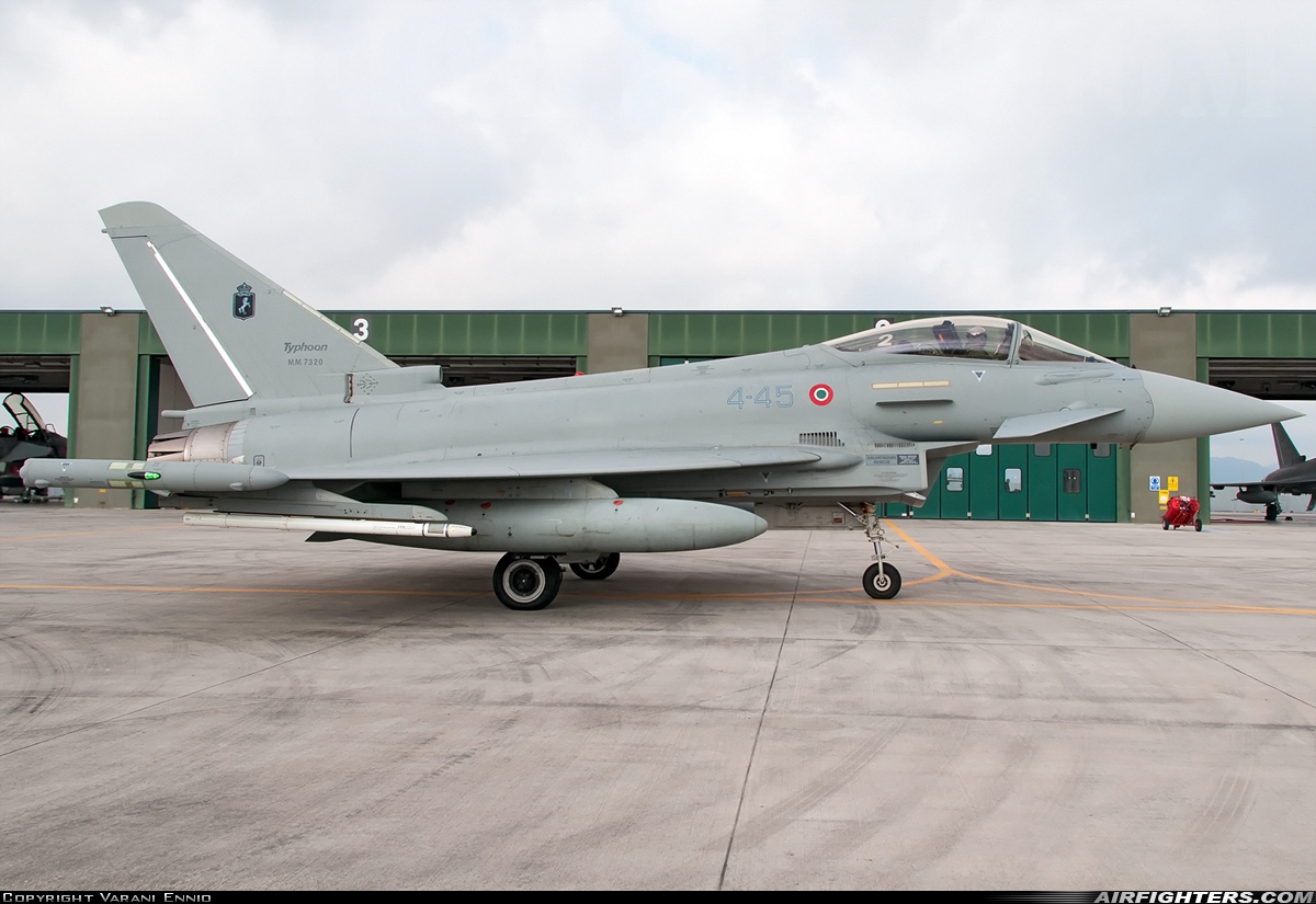 Italy - Air Force Eurofighter F-2000A Typhoon (EF-2000S) MM7320 at Grosseto (- Corrado Baccarini) (GRS / LIRS), Italy