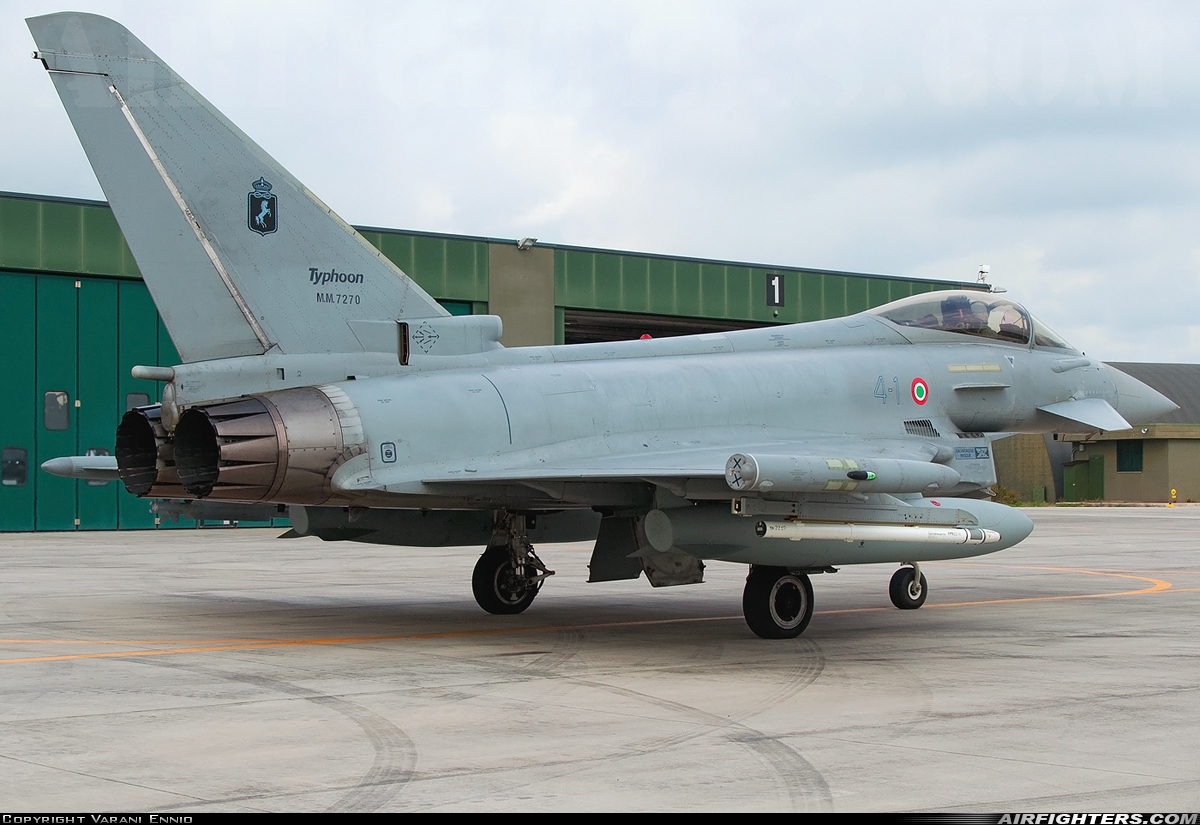 Italy - Air Force Eurofighter F-2000A Typhoon (EF-2000S) MM7270 at Grosseto (- Corrado Baccarini) (GRS / LIRS), Italy