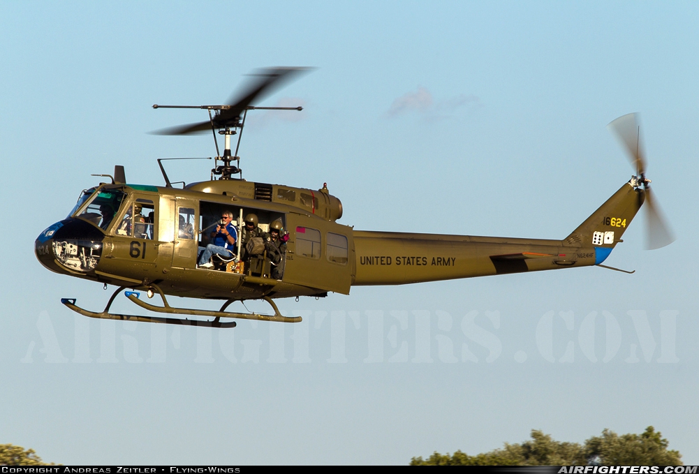 Private Bell UH-1H Iroquois (205) N624HF at Oshkosh - Wittman Regional (OSH / KOSH), USA