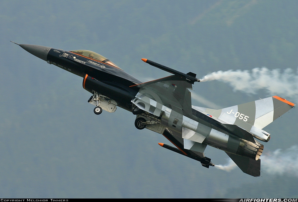 Netherlands - Air Force General Dynamics F-16AM Fighting Falcon J-055 at Zeltweg (LOXZ), Austria