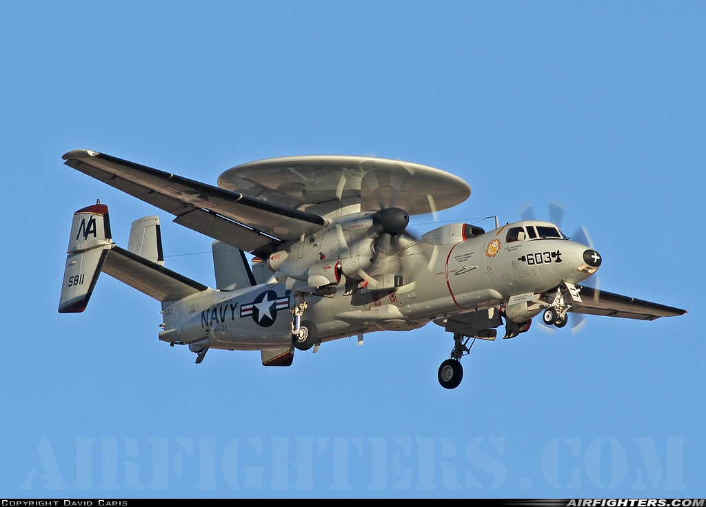 USA - Navy Grumman E-2C Hawkeye 165811 at Las Vegas - Nellis AFB (LSV / KLSV), USA