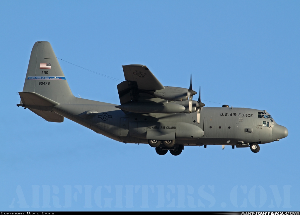 USA - Air Force Lockheed C-130H Hercules (L-382) 79-0478 at Las Vegas - Nellis AFB (LSV / KLSV), USA