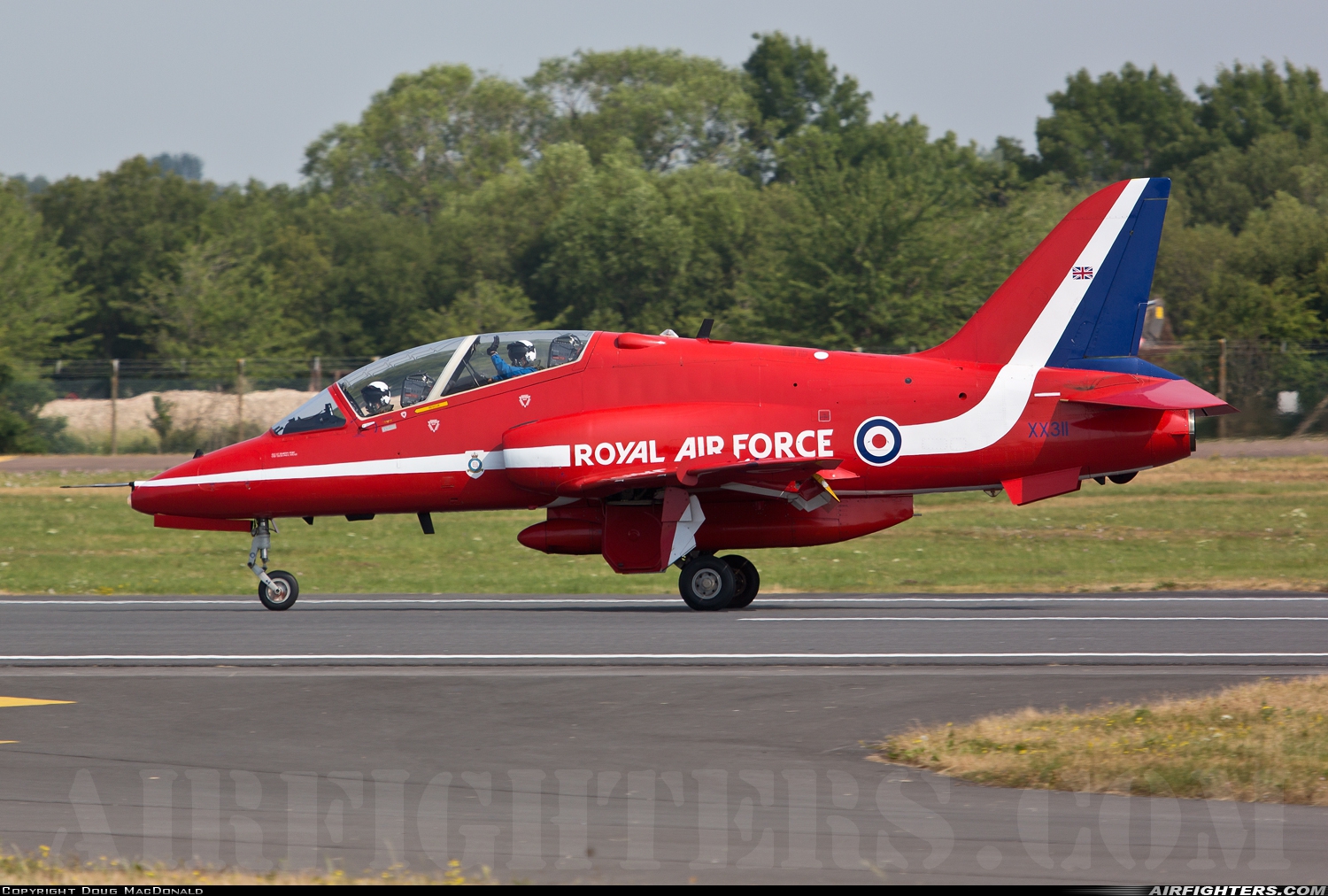 UK - Air Force British Aerospace Hawk T.1 XX311 at Fairford (FFD / EGVA), UK