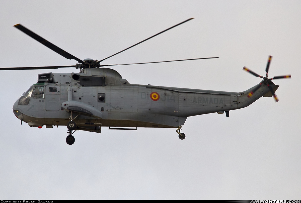 Spain - Navy Sikorsky SH-3H Sea King (S-61B) HS.9-14 at Madrid - Torrejon (TOJ / LETO), Spain